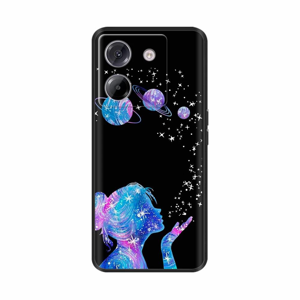 Für Xiaomi Poco M7 Pro 5G Hülle Schutzhülle Funda Für Poco M7 Pro Hülle M7Pro 5G Cartoon Bemalte Weiche Silikon Rückseite