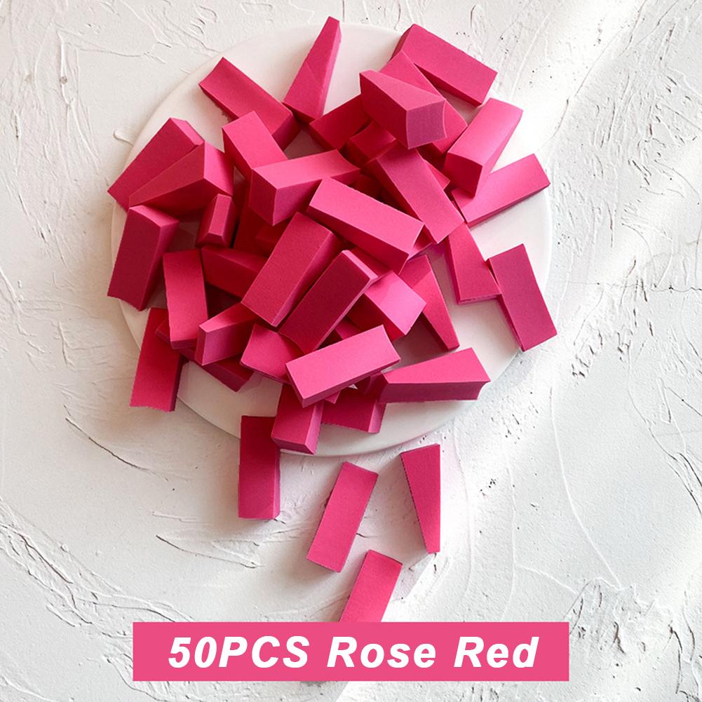 

50 шт. Смешанные цвета Губка для ногтей Треугольный мягкий инструмент DIY Гель-лак Живопись Поролоны Цвет Тень Макияж Губка