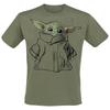 Star Wars The Mandalorian Unisex Adult Grogu Sketch T-Shirt