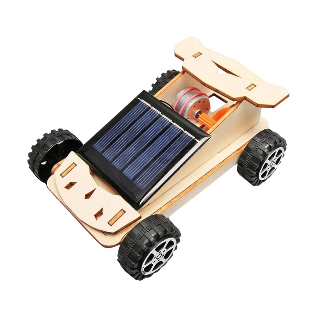 DIY Solar Powered Car Science Projects Development Engineering Experiment Model
