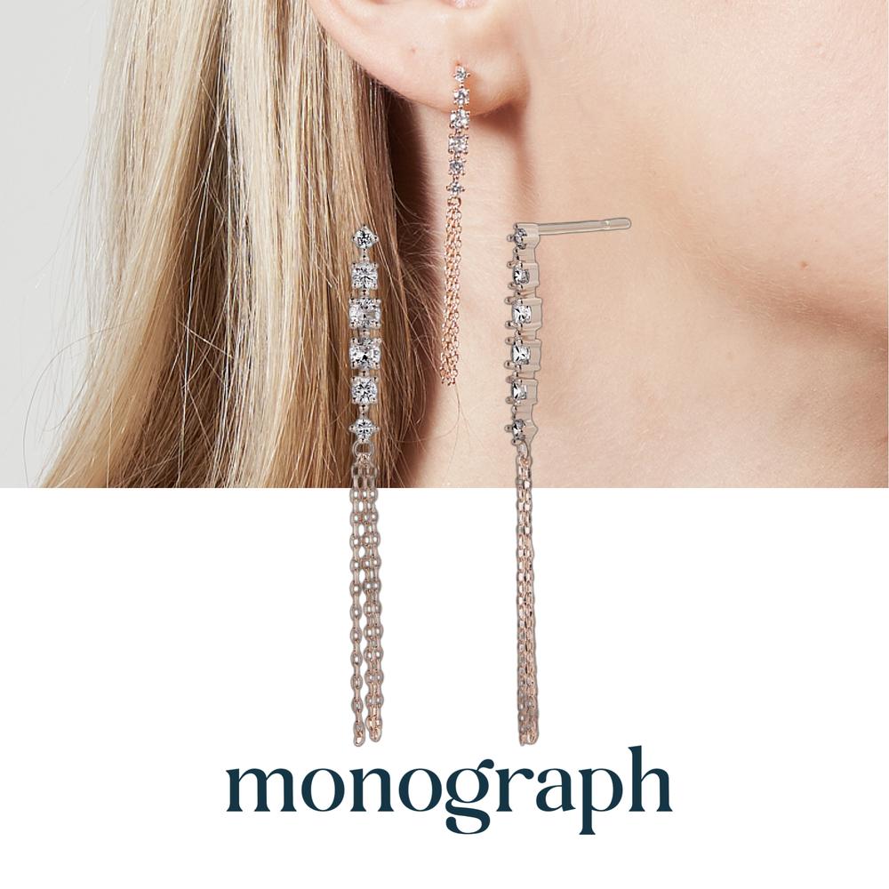 Monograph Blondie Earrings Mger0260 14K Gold Plated