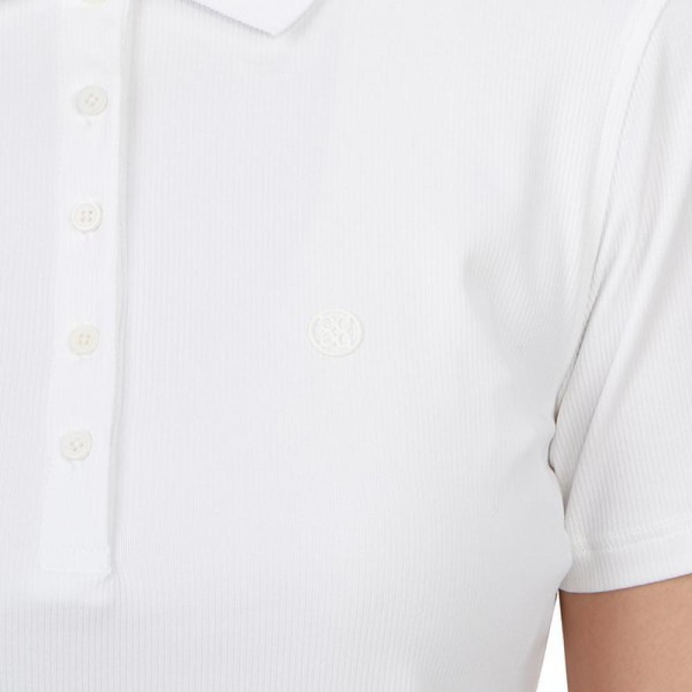Zipore Golfwear Tricou damă cu guler scurt și mânecă scurtă g4lS23k135 Sno