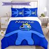Set Biancheria da Letto 3 Pezzi Nome Personalizzato Rainbow Friends Copripiumino Chiusura Include 1 Copripiumino & 2 Federe per Tutte le Stagioni Decorazione Camera da Letto
