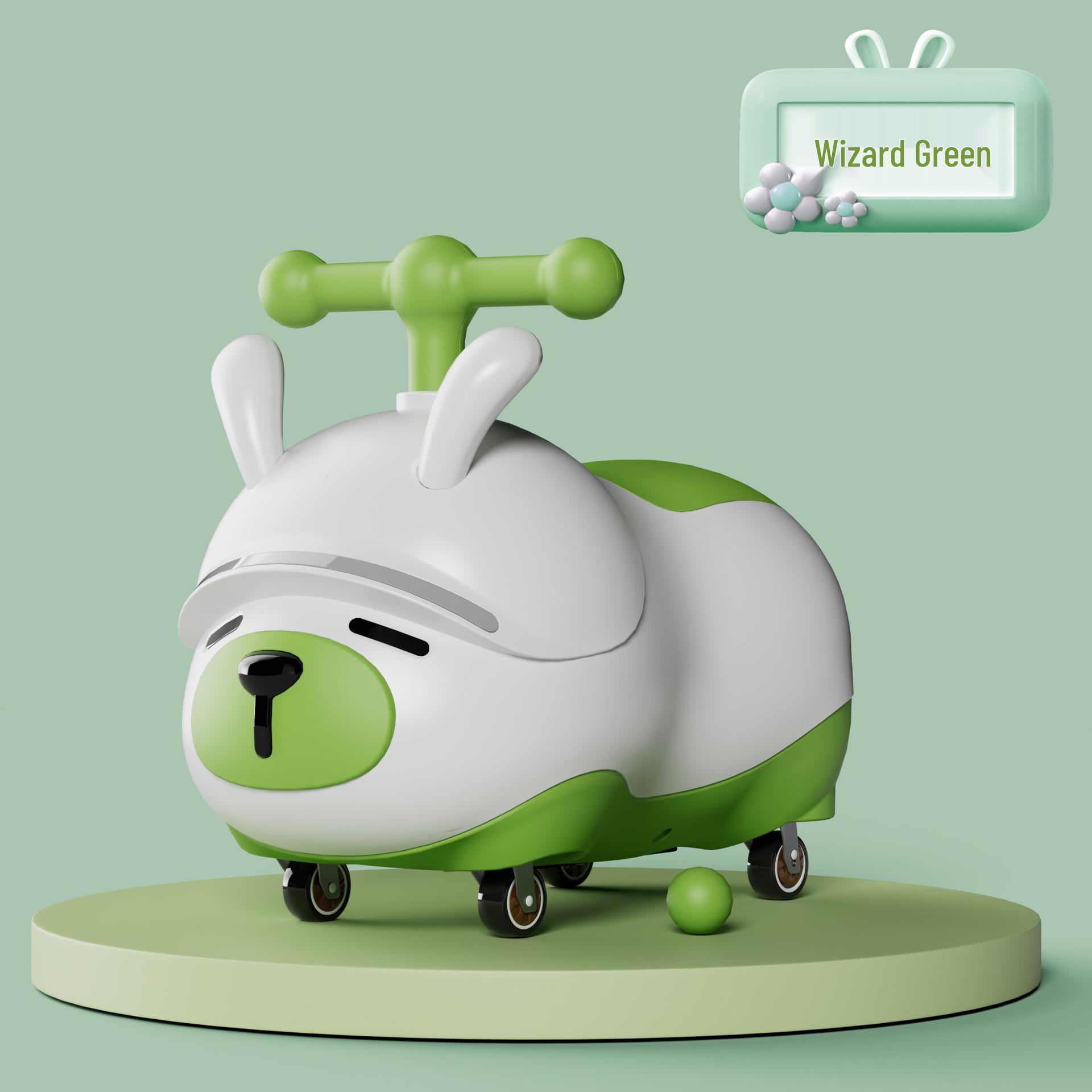 

Children s Silent Wheel Twist & Rock Scooter - Baby s First Birthday Gift