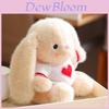 Adorable Plush Bunny Doll Soft Rabbit Stuffed Toy Ideal Birthday Gift For Couples
