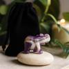 Amethyst Lucky Elephant Figurine 50x35x25mm