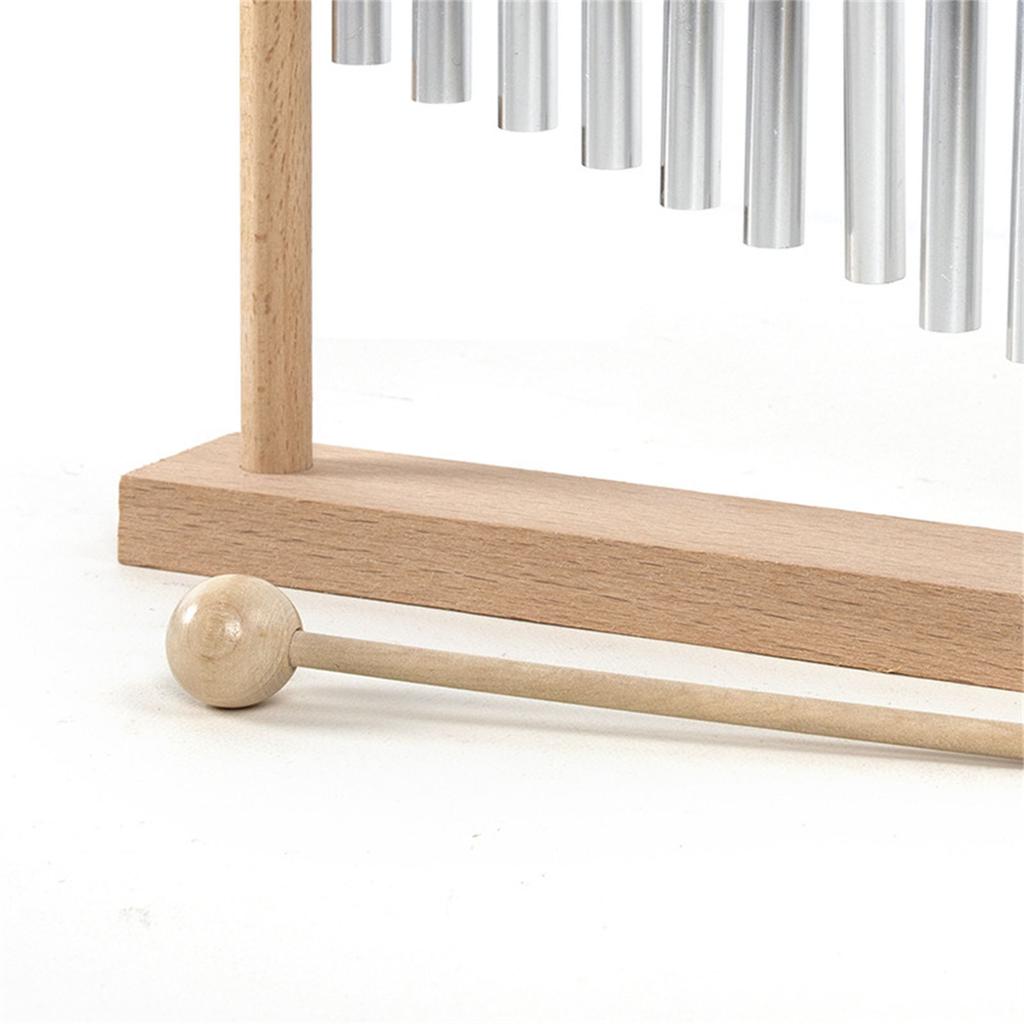 Musical Wooden Wind Chime 12 Pitch Developmental Toy For Toddler Auditory Sensitivity Training Learning Instrument Toy