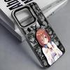 M-Miku N-Nakano Colorful Silver Back Phone Case For IPhone 17 16 15 14 13 12 11 Plus Pro Max Plus