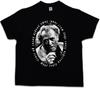 CHARLES BUKOWSKI PORTRAIT Kids Boys Kids Boys T-Shirt Quote Barfly Poetry