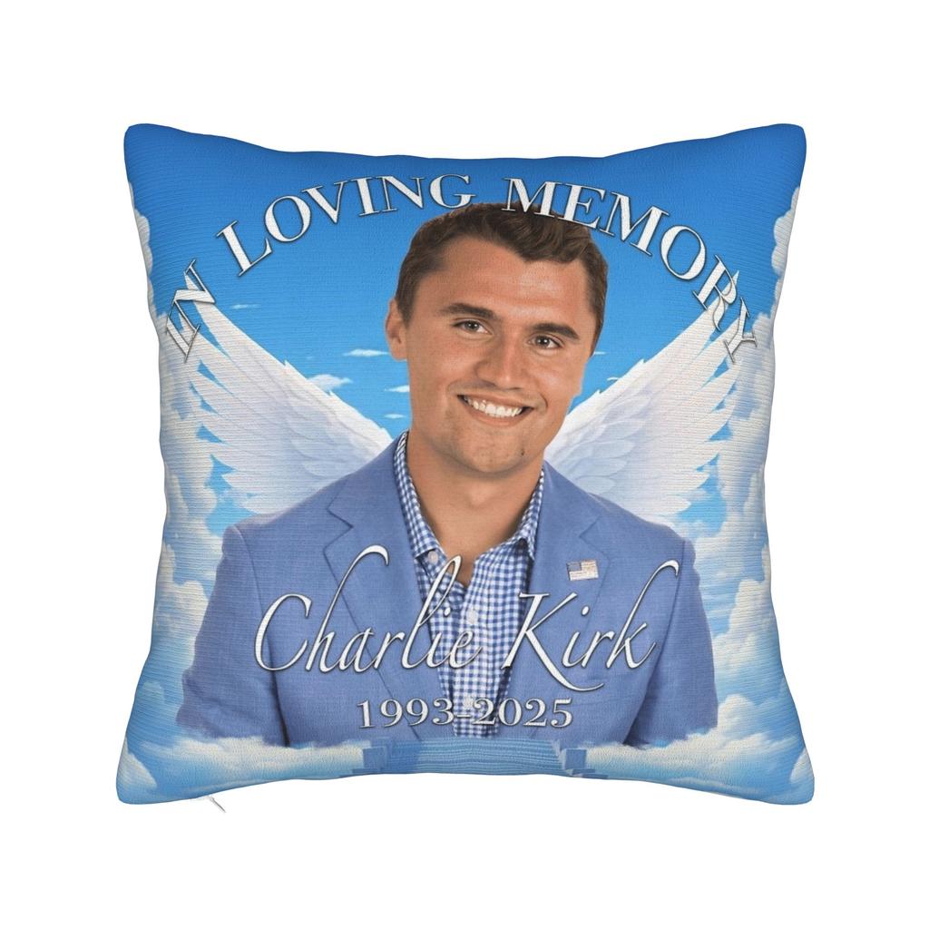 Pillow Cover Charlie Kirk Cute Funny Pillow Case For Office Car Home Decor Pillowcases