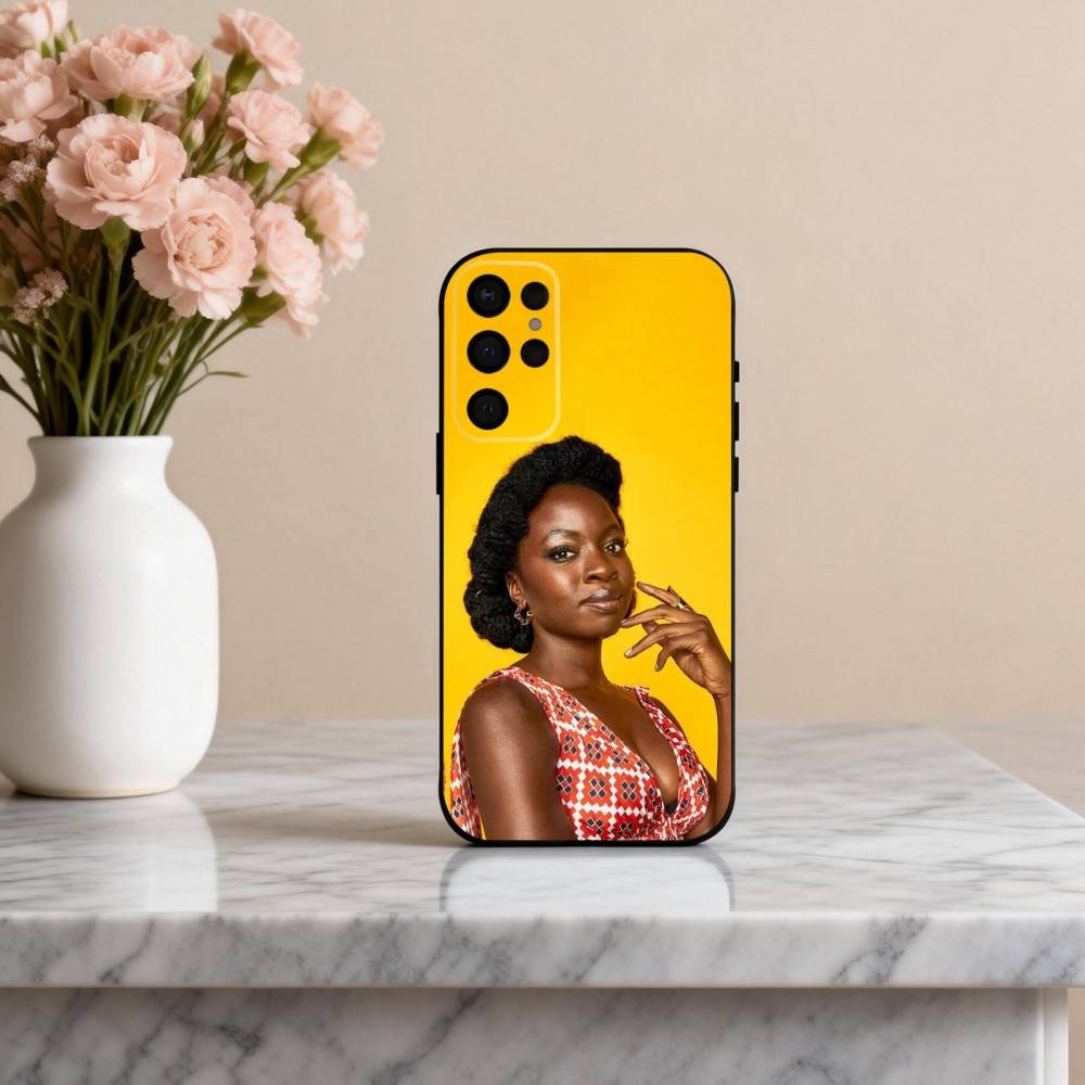 Brilliant D-Danai G-Gurira Actress Phone Case For Samsung S25,S24,S21,S22,S23,S30,Ultra,S20,Plus,Others Soft Black Cover