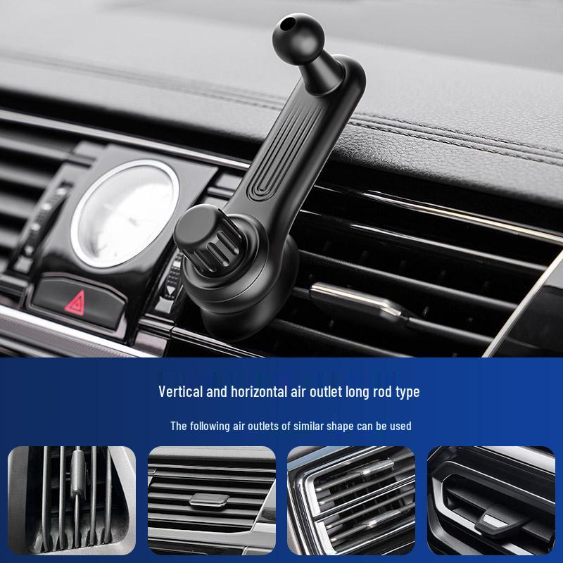 Car Phone Holder Base: Non-Obstructive Side Vent Mount for In-Car Navigation
