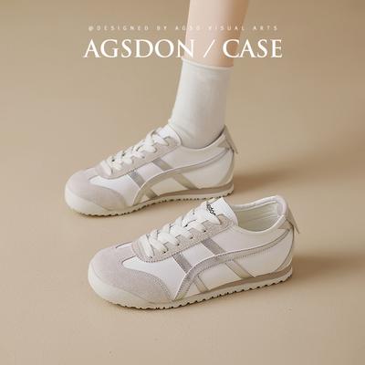 Augustus Dengde Trainingsschuhe Damen 2025 neu Sommer Retro Weichsohle Ballett Sportschuhe Casual Forrest Gump weiße Schuhe