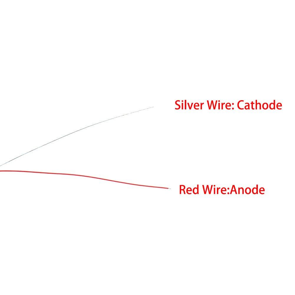 LED Street Warm Ideal for Model and Scenery Educational DIY Projects 10-Pack Lights, White, 42mm, 1150-1220 Scale, Trains, Buildings, Dioramas,