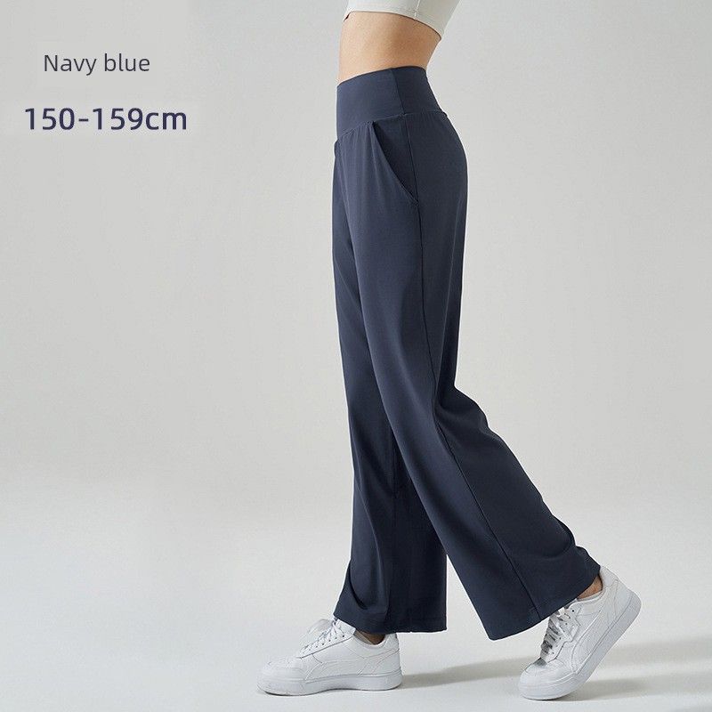 Loose Straight Sweat pants Drape Slimming High Waist Running Training Summer Breathable Fairy Draping Effect Yoga Pants Thin