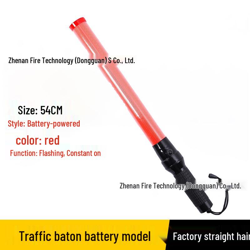 

Перезаряжаемый светодиодный жезл-свисток для регулирования дорожного движения с большой рукояткой и знаком аварийной остановки
