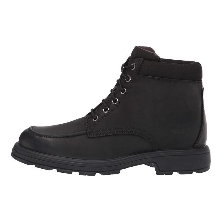 UGG Biltmore Mid Boot Leather Waterproof And Wear resistant Outdoor Boots Men's Black 1114173-BLK