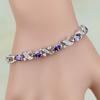 Bracciale a Sette Fili Colorato a Forma di Croce con Zirconi per la Mano delle Donne