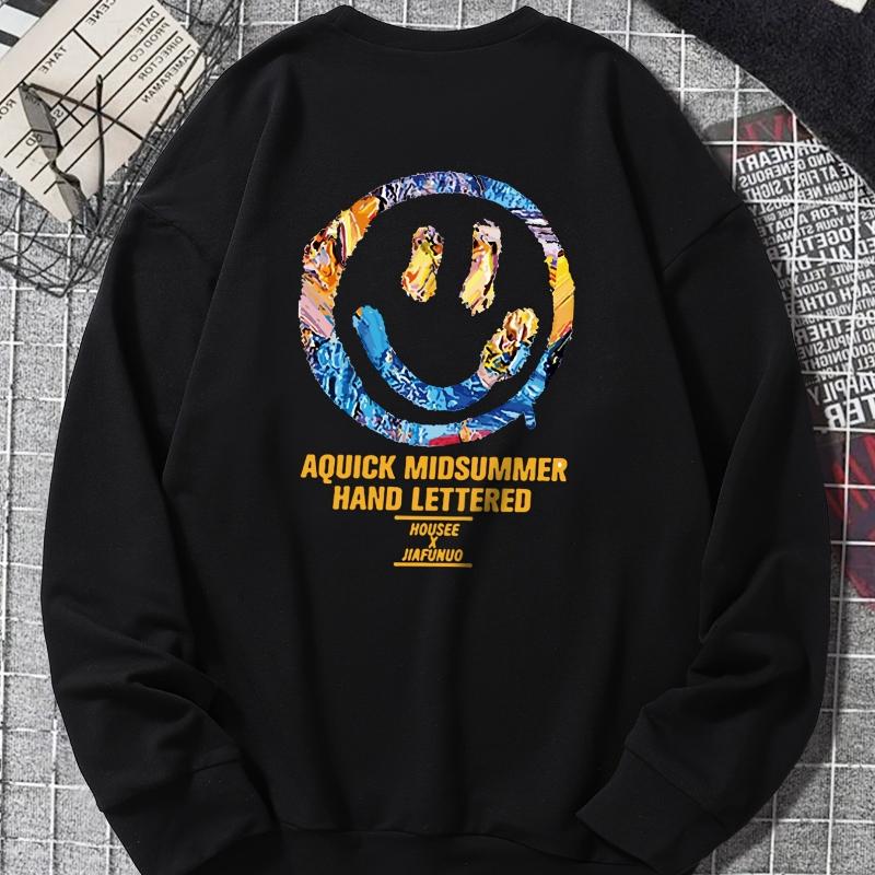 

Crew Neck Sweatshirt, Shrink-Resistant Fabric, Low-Maintenance Long-Term S