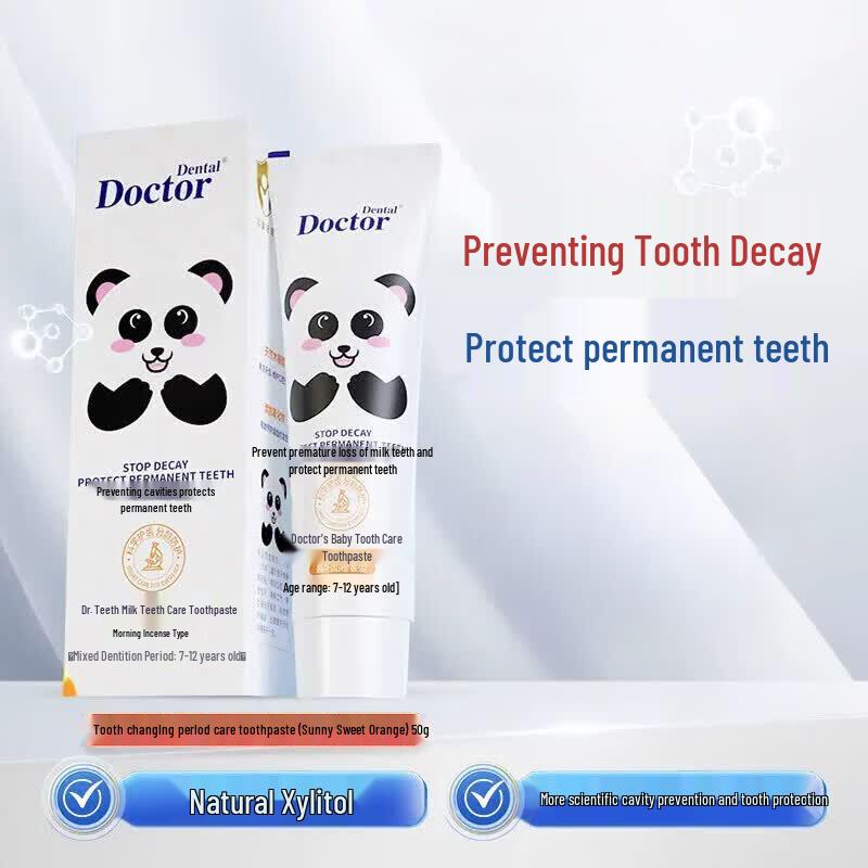Dr. Yaboshi Kids Toothpaste (Sweet Orange, 7-12 Years)