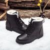 Direct sales winter snow boots warm velvet cotton shoes female students short boots waterproof large size women's shoes