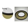 TC TG4 20/21/22/23/24/25/26/27/28/29mm ID Black Nitrile Rubber NBR Grooved Lip Spring Gasket Ring Radial Shaft Skeleton Oil Seal