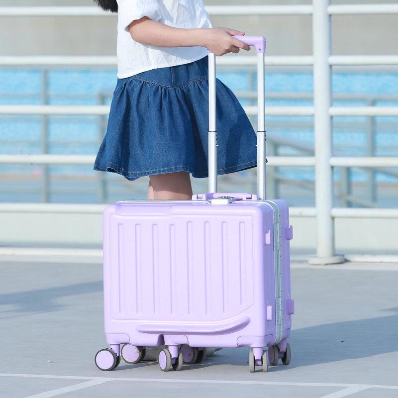 Children s Rideable Luggage with Trolley 20 inch