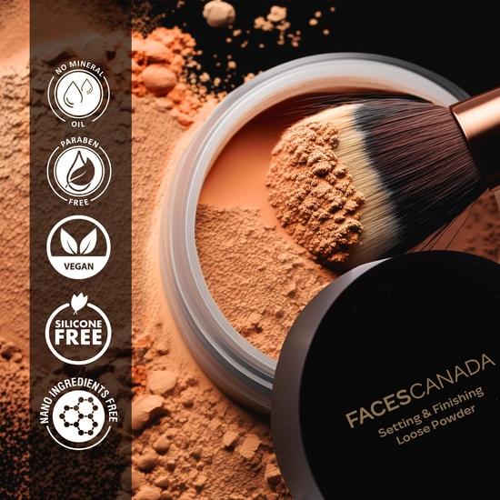 FACESCANADA Setting & Finishing Loose Powder For All Skin Types, 10g | Sheer Coverage & Naturally Radiant Finish | Non- Drying & Lightweight  (Beige)