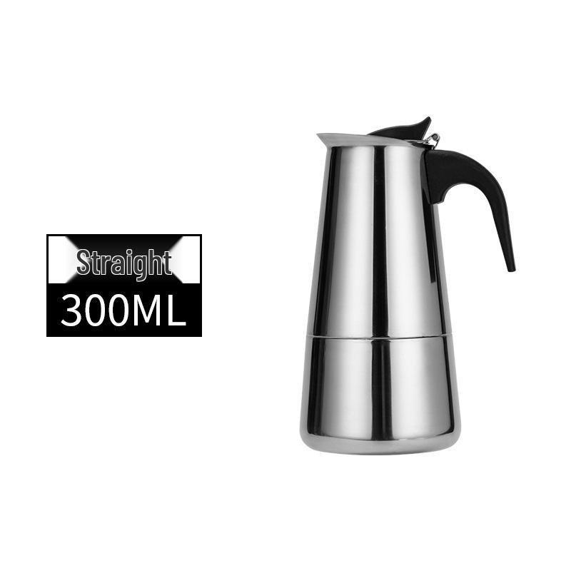 

Мока-пот из нержавеющей стали в европейском стиле - Французская эспрессо-кофеварка