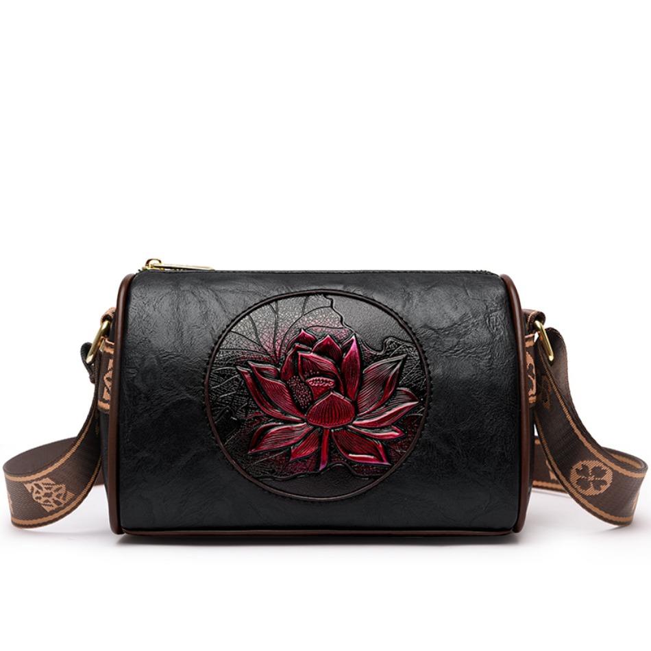 1PC Casual Women's Handbag Soft Leather Women's Crossbody Bag Fashion Printed Women's Crossbody Bag