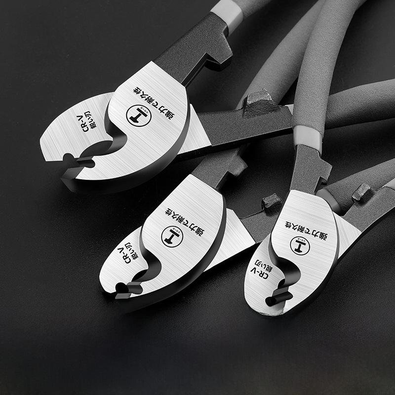 Green Forest 6-Inch Multi-Function Cable, Wire & Bolt Cutter Electrician Shears