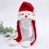 Christmas Reindeer Plush Hat With Moving Ears For Holiday Party Gifts