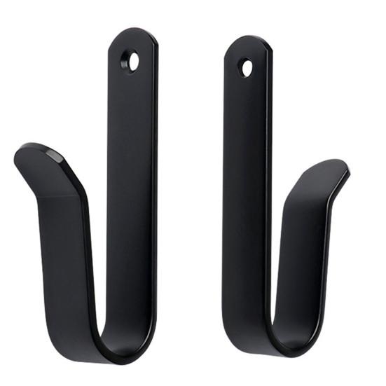 2 Pcs Snowboard Wall Mount Hooks Punching Great Load Bearing Thickened Heavy Duty Anti-slip Bag Hat Plaque Tools Clothes Surfboard Skateboard