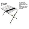 Foldable Pet Washing Stand Dog Grooming Hammock Stand Wash Station with Mesh Platform Stainless Steel 8-Hole Table for Cats Dogs Care Restraint