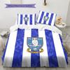 Sheffield Wednesday F.C Pattern Bedding Quilt Set  Home Decoration  Gift (1 * Duvet Cover + 2 * Pillowcase  Without Core)