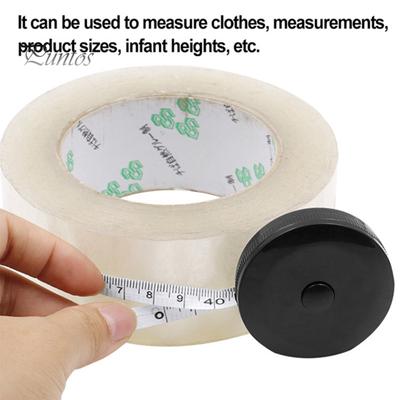 Mini-Maßband, einziehbares Messlineal, kompaktes, tragbares, flexibles, weiches Lineal für genaue Messungen