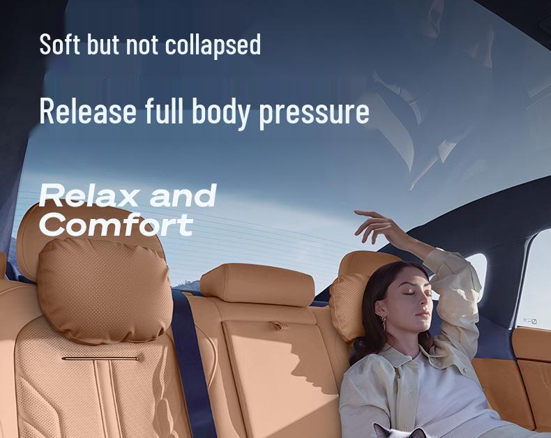 Leapmotor C11 Headrest & Lumbar Support Set: Essential Car Interior Decoration for Neck & Waist Protection
