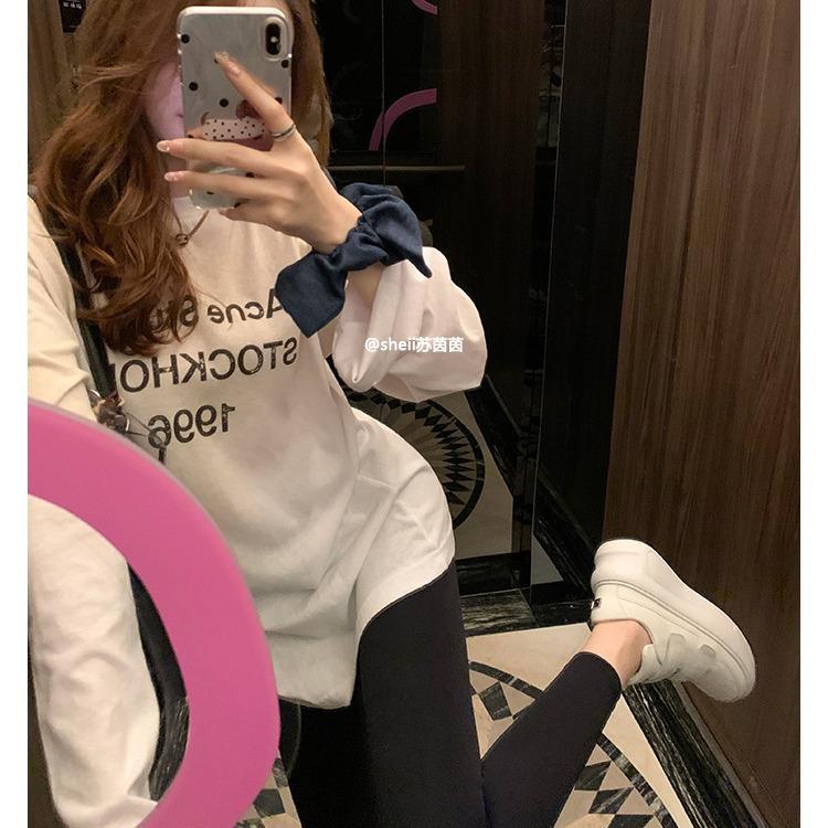 [Shei Su Yinyin] 6.5cm Thick Sole~ Smiley Face Velcro Heightening Casual Sports Board Shoes Women's Little White Shoes