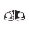 Carbon Fiber Car Steering Wheel Button Trim Cover Frame Stickers For Honda Civic 2016-2019 Car Styling Accessories
