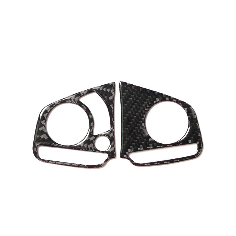 Carbon Fiber Car Steering Wheel Button Trim Cover Frame Stickers For Honda Civic 2016-2019 Car Styling Accessories