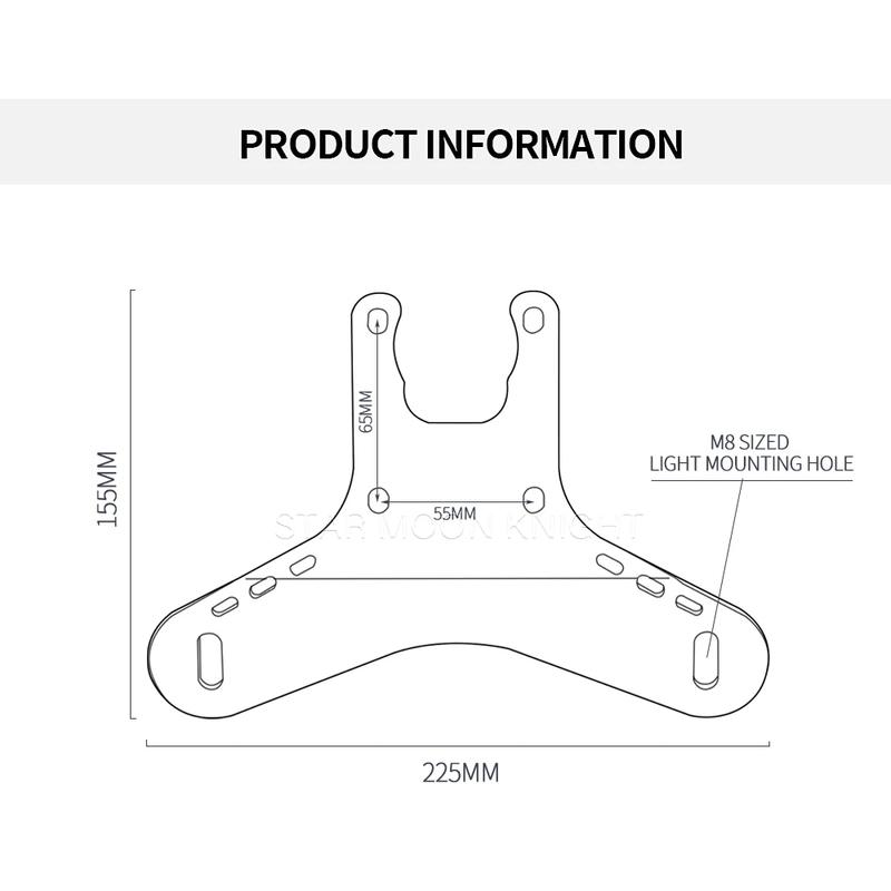 For YAMAHA TENERE 700 Tenere700 World Raid XTZ 700 XT700Z Motorcycle Fog Lights Auxiliary Light Bracket Driving Lamp Mount Base