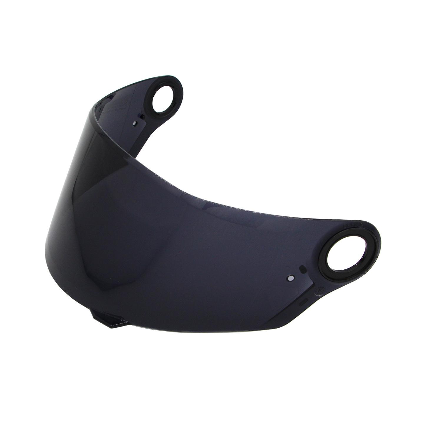 Visière de casque LS2 FF358/FF396/FF300: Protection UV Jour et Nuit, Bouclier Solaire en Matière PC black