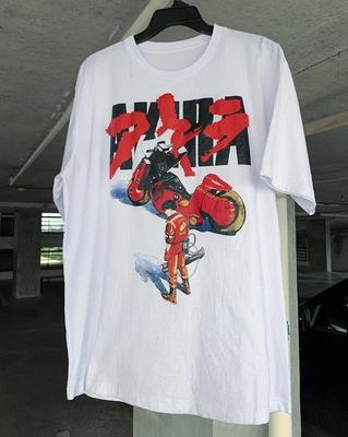 Akira Anime Retro Koszulka, Akira Graficzna Biała Klasyczny Styl T-shirt S-5XL KH13767 Koszulka Unisex