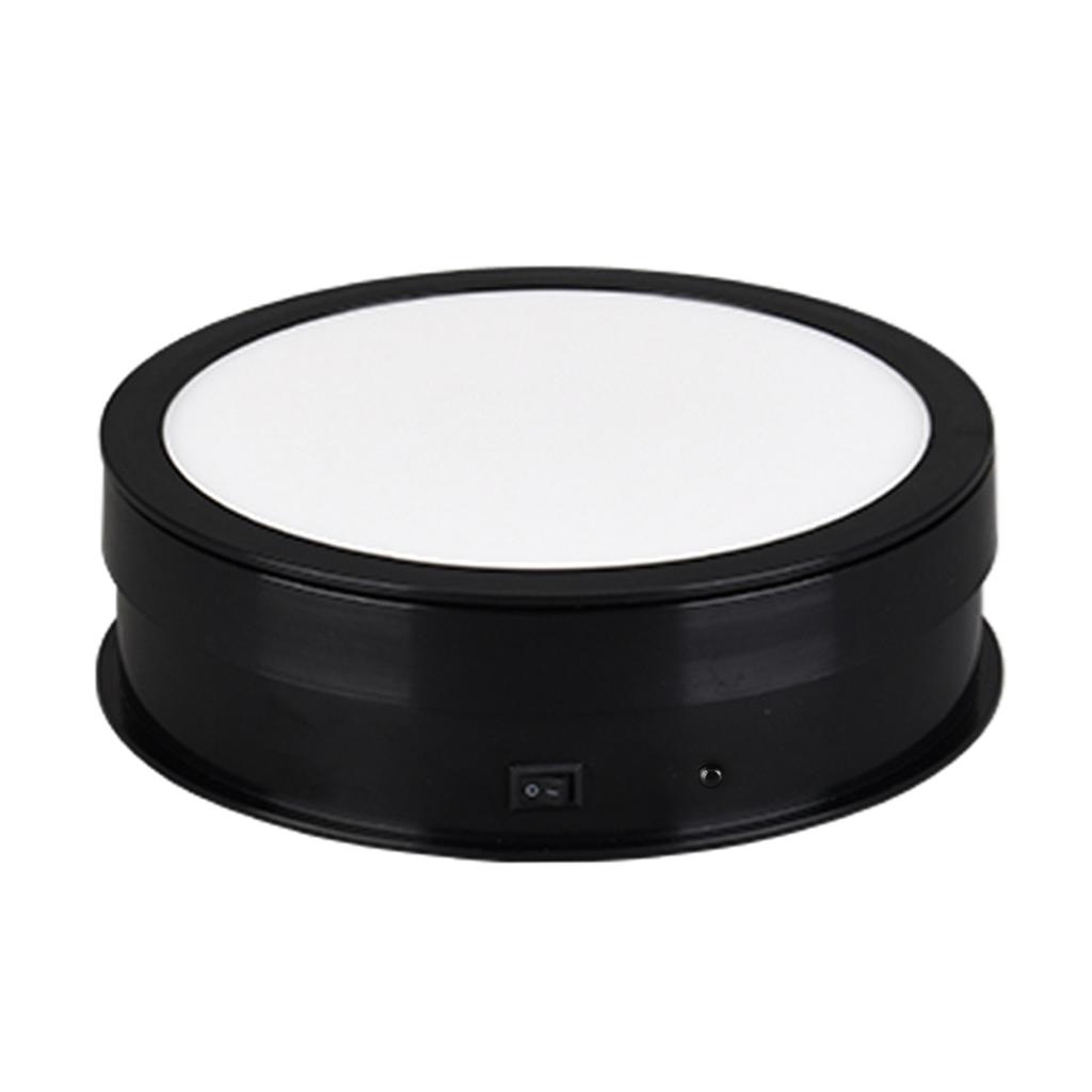 20cm Motorized Rotating Display Stand Rotating Turntable 10kg 22lbs Load Capacity 360 degrees Rotatable Display