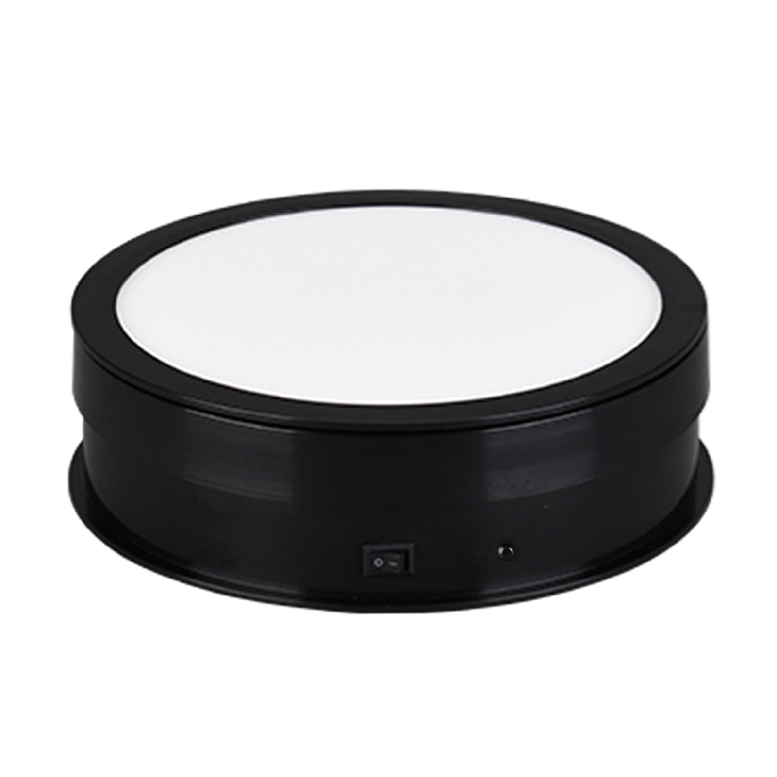 

20cm Motorized Rotating Display Stand Rotating Turntable 10kg 22lbs Load Capacity 360 degrees Rotatable Display чёрный