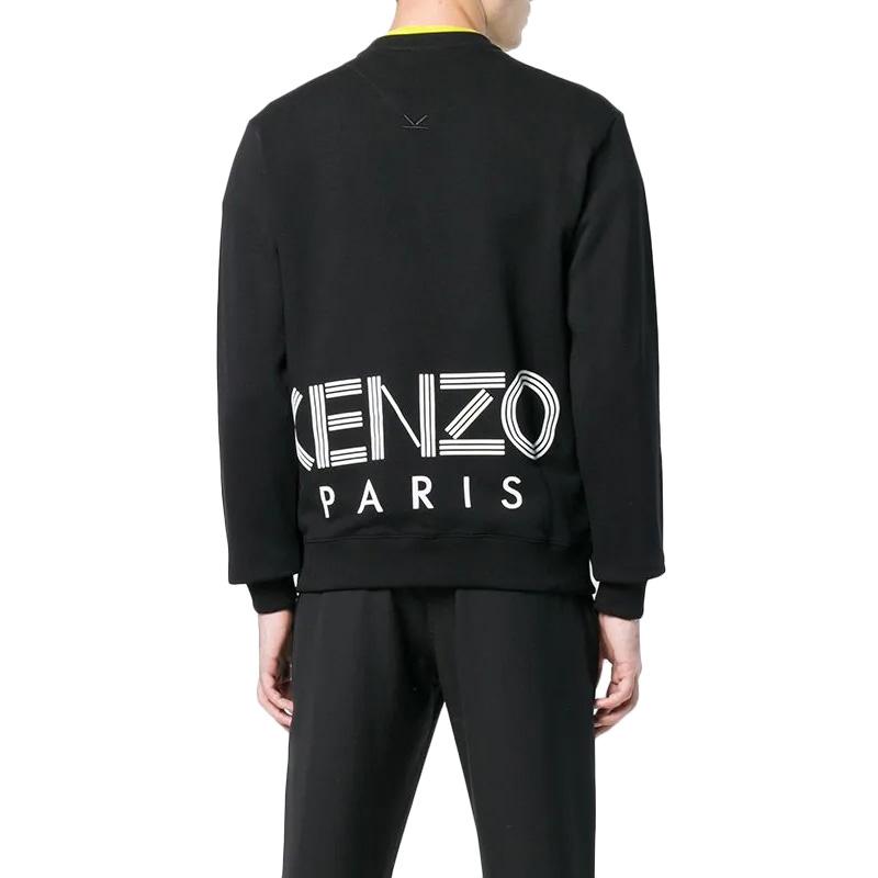 KENZO Sweatshirts Men's Black Crew Neck Moderate Regular F005SW1324MD-99
