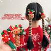 Christmas Headwear for Girl Cartoon Elk Deer Tree Kid Hair Ropes Cute Party Headband Children Hair Accessory New Year Gift