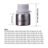 50/150/250ml Silver Aluminum Bottle with Screw Cap Perfume Cosmetic Toner Water Bottle Travel Protable Refillable Bottles
