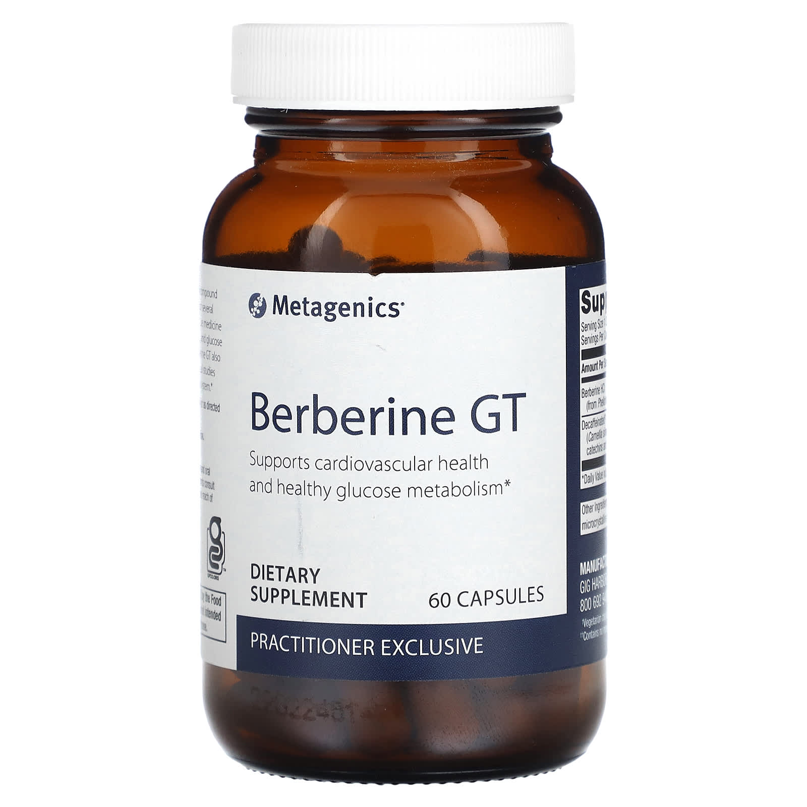 

Metagenics, Berberine NT, 60 Capsules