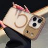 Desert Titanium Gold Matte Magsafe Charging Phone Case for iPhone 17 16 15 14 13 12 11 Pro Max Air Plus Magnetic Hard Back Cover